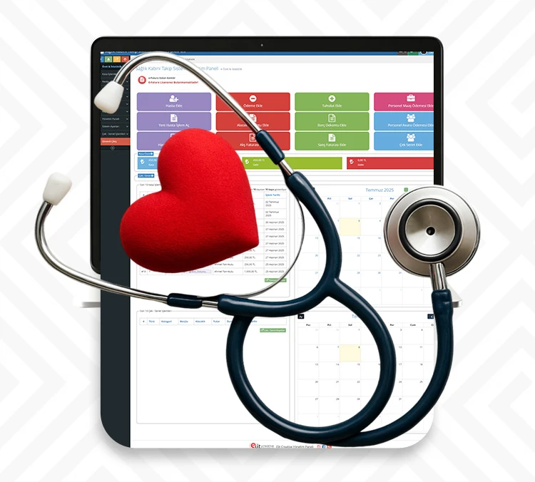 Cabine de Saúde, Acompanhamento de Pacientes, Contabilidade, Estoque