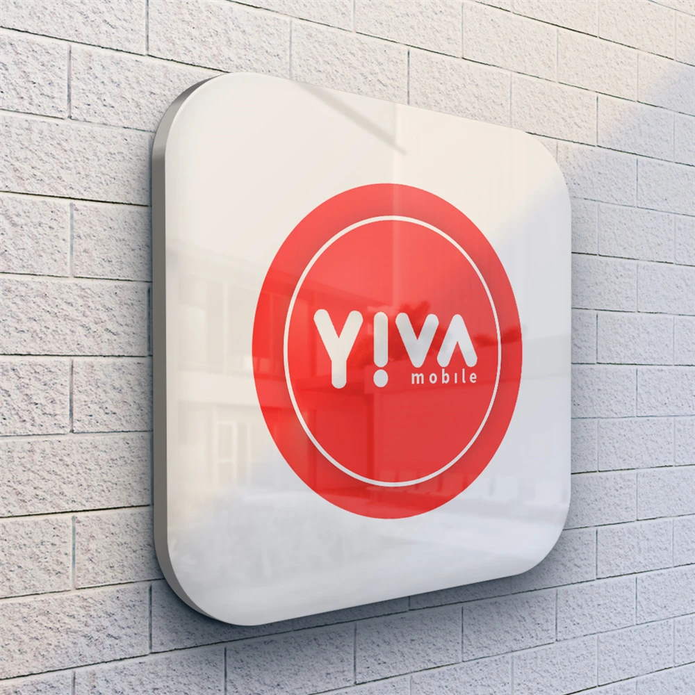 Yiva Mobile Logo Design